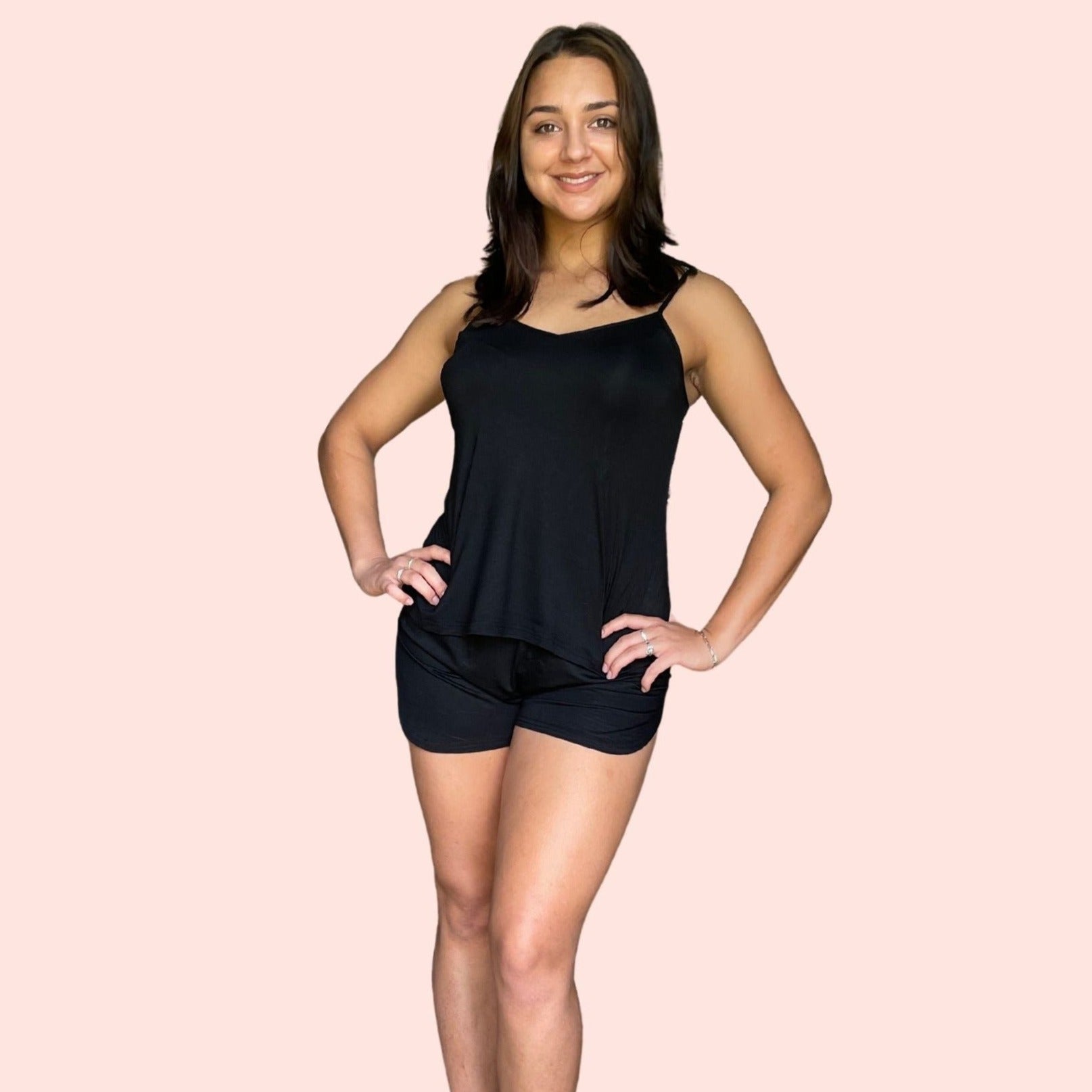 The Bamboo Cami Set: Women's Moisture Wicking Camisole Short Set – Willie  J's: The Easy PJ's