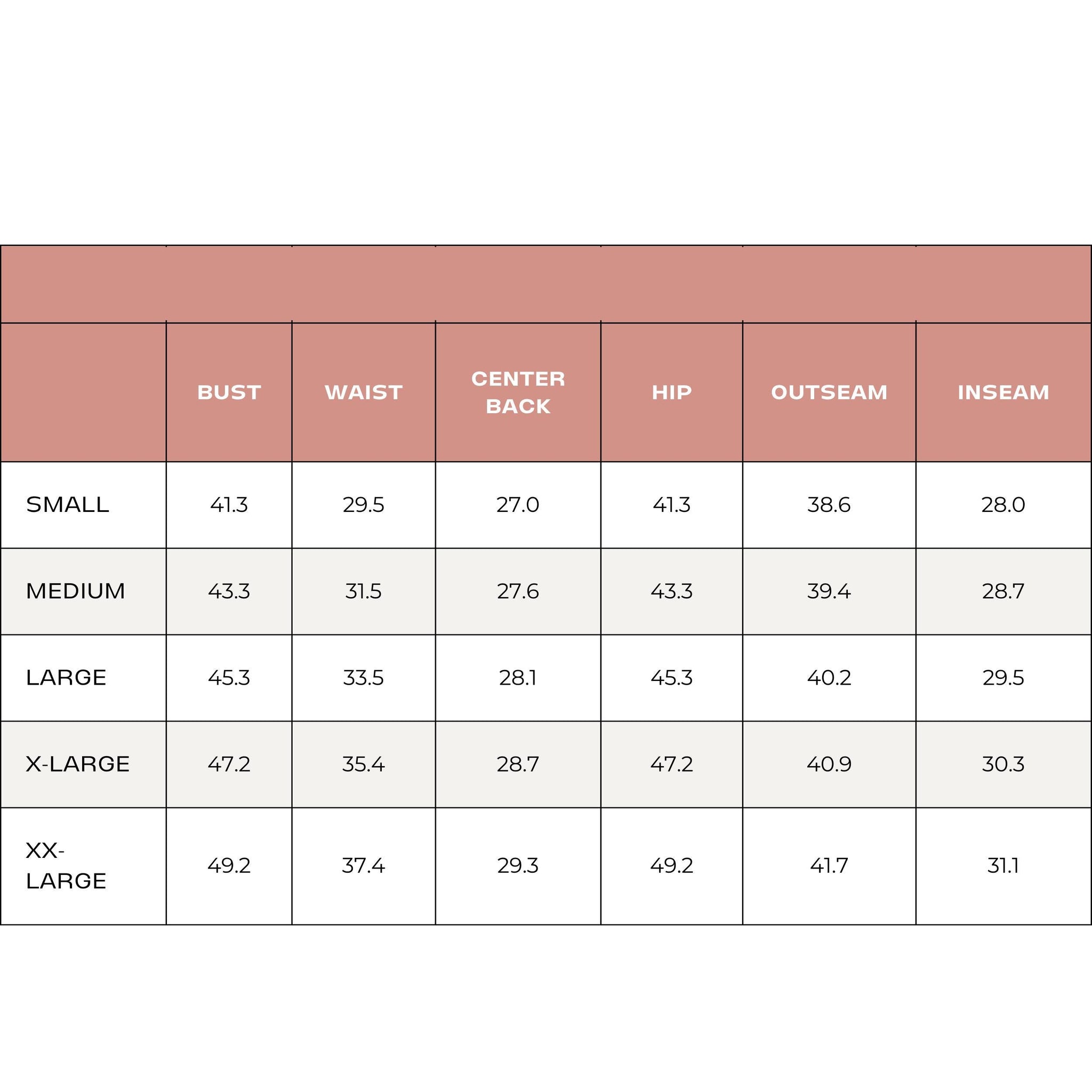 Size Chart for Valentine&#39;s Day Fuchsia Long Bamboo Pajamas