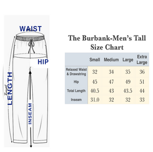 variant::red-white-blue size chart for burbank-men's tall